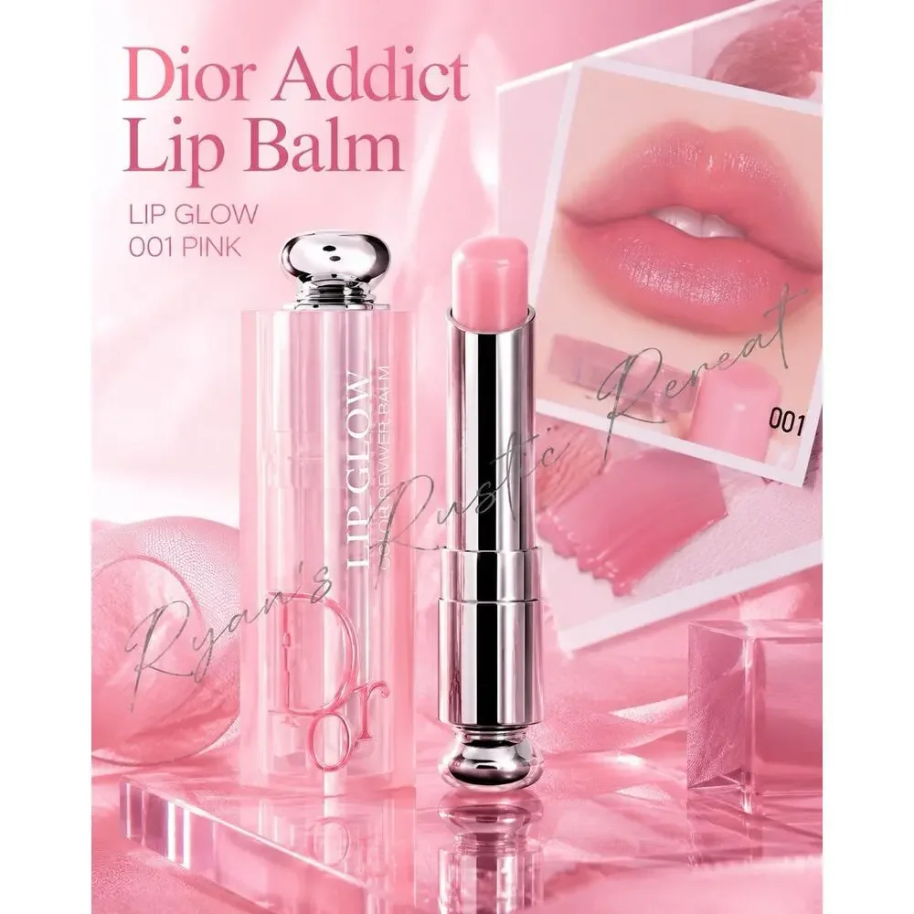 Christian Dior Addict - Lip Balm Lip Glow - Shade: #001 PINK - 0.11 oz/ 3.2 g